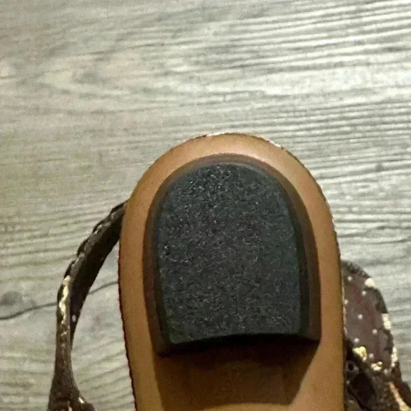 Moschino Giraffe Print Heels size 38 7 Made in Italy - Picture 4 of 5